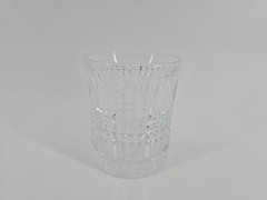 Vintage Single Fostoria Heritage Lead Crystal Rocks Double Old Fashioned Glass