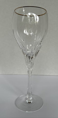 Lenox Monument Pattern 8-3/4” Tall Crystal Wine Glass Dating 1995-1998
