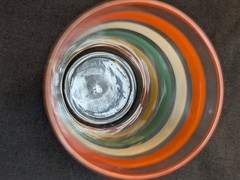 MCM Anchor Hocking Fiesta Bands Tumbler 11 oz Original 1960’s