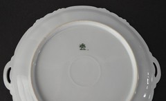 Rosenthal Double Gold Roses Cake Plate