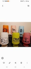 Tierra Zodiac Goblets, Complete Set , Matte finish Finish, Round Shape.