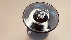 Vintage Libbey Connoisseur Dusky Blue Tulip Drinking Glass / Goblet, 5 5/8” Tall