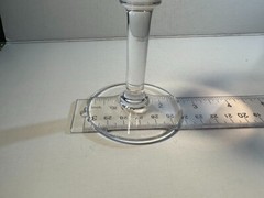 Glassware set of 2 Cordial Drink Glasses 5.5 inches tall. 2 different colors.