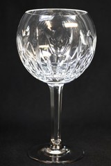 Waterford MILLENIUM SERIES Oversized Wine/Water Glass Heart LOVE Pattern (KMT)