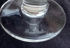 Rosenthal Glass Barware 6x Pieces of Drinkware «PLUS» Pattern 1980s