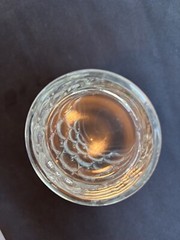Anchor Hocking Clear Glass Bubble 4 1/4 Straight Side 9oz Tumbler Very Good Cond