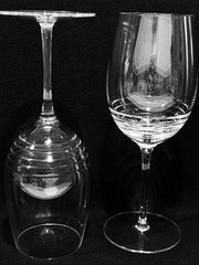 Vintage Luminarc Harena Cut Crystal Wine Glasses Set of 4 Made in France 8”