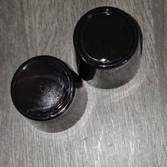 Set of 2 Anchor Hocking Ruby Red Shot Glasses Barware Votive Candle Holders