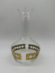 Vintage Culver 22k Gold Valencia Set Of 5 Wine Glasses And Carafe — VERY NICE