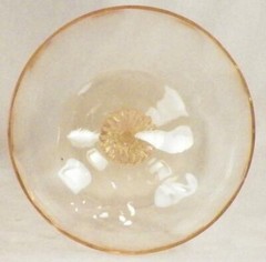 2 Heisey Old Dominion Champagne Low Sherbets Sahara Yellow 3380 Elegant Glass