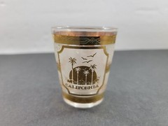 Vintage Culver Glass CALIFORNIA Souvenir Shot Glass 22K Gold Trim USA