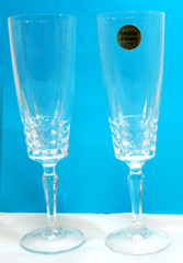 WM Dalton French Lead Crystal Cherbourg Parfait/Sour #4 Glasses Lot of 13 M5019