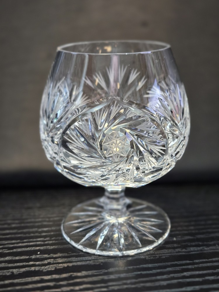 American Cut – Barbara Cut Crystal – 4″ Brandy Snifter