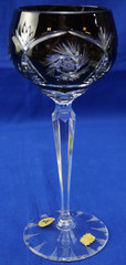 Echt Bleikristall Deep Ruby Wine Goblet, 8 1/4″, NWT Handgeschliffen (B54)