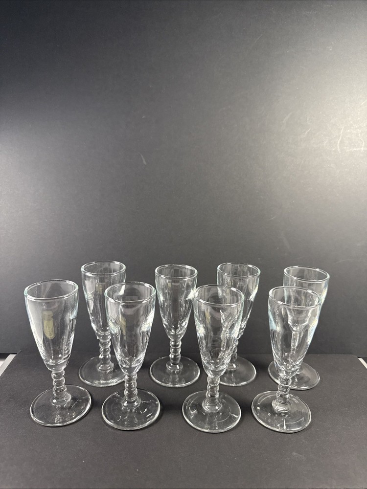 Libby Knob Hill Cordial Glasses Set of 8 Perfect Condition 4” tall