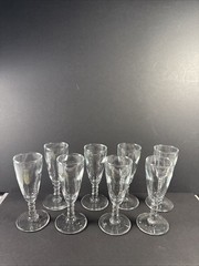 Libby Knob Hill Cordial Glasses Set of 8 Perfect Condition 4” tall
