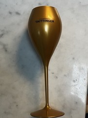 TAITTINGER Champagne Flute Plastic Stemware FIFA World Cup Hospitality- Rare