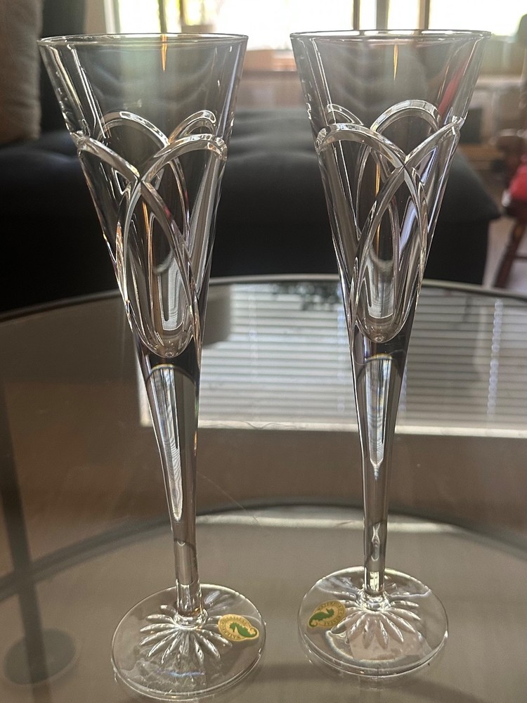 Waterford Crystal (Love and Romance) champagne flutes