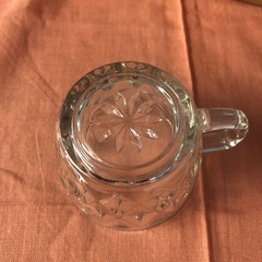12 Vintage Anchor Hocking Crown Point Glass Punch Bowl Cups W/Original Box/Hooks