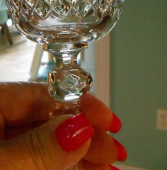 3 Marquis Water Goblet BOHEMIA CRYSTAL-CRYSTALEX SET 3
