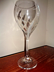 Gorham Blown Crystal Wine Glass Water Goblet Ardent 8 Oz Height: 7 5/8 In