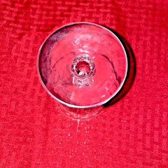 VINTAGE FOSTORIA «NAVARRE» CLEAR WATER/WINE FOOTED TUMBLERS 8 AVAIL