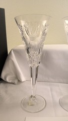 VTG Waterford Crystal Millennium Prosperity Toasting Champagne Flutes, in Box