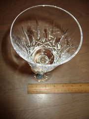 Lot of 5 Lenox Full Lead Crystal Mystic Water Goblets – Handcrafted- NOS