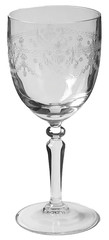 2 Durand Dampierre Crystal Wine Glasses Clear Elegant Stemware France