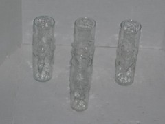 VINTAGE LIBBEY LA FEMME 8 3/4″ & 7″ TALL 3D NUDE WOMAN MAN CLEAR DRINKING GLASS