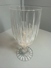 Mikasa Crystal PARK LANE Iced Tea Goblet 7 1/4” h Nice Weight Elegant