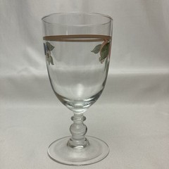 Vintage Mikasa Fruit Panorama Goblet Glasses 7″ Footed 14 Oz. Set of 3 Iced Tea