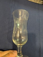 Set Of 4 Princess House Crystal Heritage Parfait Cocktail Dessert Glasses