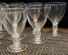 Charming Hazel Atlas Vintage Juice Wine Multipurpose Glasses #110 Set Of 9