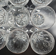 12 Lenox Encore Platinum Wine Glasses Set Elegant Crystal Clear Swirl Stems Lot