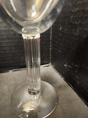 Baccarat Crystal LYRA Water or Wine Goblet 7.5″ Set of 2