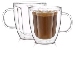 JoyJolt Disney Mickey Mouse 3D Coffee Tea Mugs – Set of 2