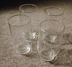 4 Glass Tumblers