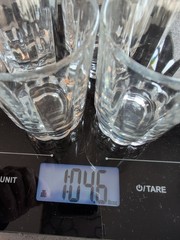 4 Arcoroc USA Arcade Bengale 5oz Double Shots/Juice Clear Scalloped Foot 3.5in