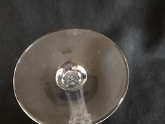 WATERFORD MILLENNIUM Cut Crystal Champagne Toasting Flutes Seahorse 9 1/4″tall
