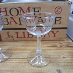 Libbey Home BarWare Cocktail Stemware Glass Set Of 12 In Box