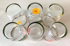 Drinking Glass Set Soviet 250ml Gold Leaf Berezhany Glassworks Ternopol Ukraine