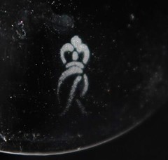 Rosenthal Crystal, Lotus Cut, Leaf & Line Cut, Water Goblet Glass, 7 1/4″
