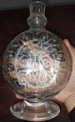 LIQUEUR BACCARAT MICHELANGELO – Cristal Gravé Epoque Art Déco 1930