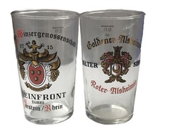 Set of 2 Boldener Alsheimer Wine Sampler Glasses Walter Seidel Roter Alsheimer