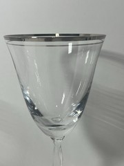 Mikasa Sutton Point Crystal Water Goblets – 8.5” Tall, set Of 4