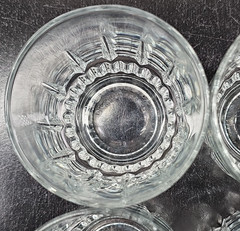 6 Arcoroc Lancer On The Rocks Glass Set Vintage Etch Tumblers Cristal France Lot