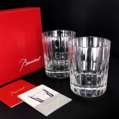 Baccarat Harmonie Tumbler Rock Glass M Medium (2811293) set of 2 Mint