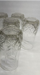 Highball Glass Tumblers Cristal d’Arques Ashley Vintage 16oz Glossy Set