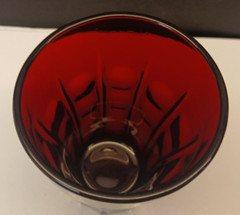 Vintage Anchor Hocking Royal Ruby R1287 High Point 5oz Fruit Juice Glass